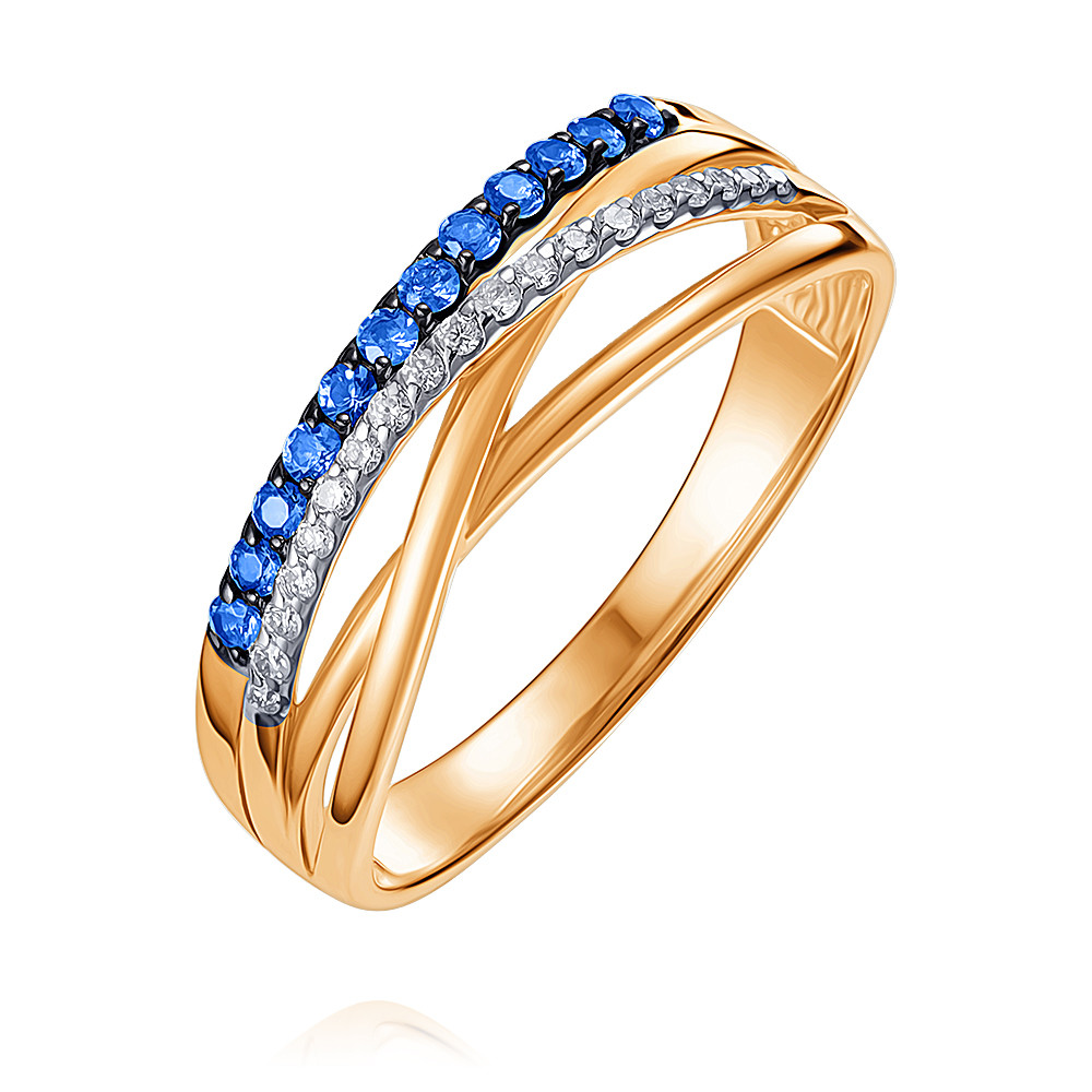 Кольцо кольцо обручальное из золота с бриллиантами