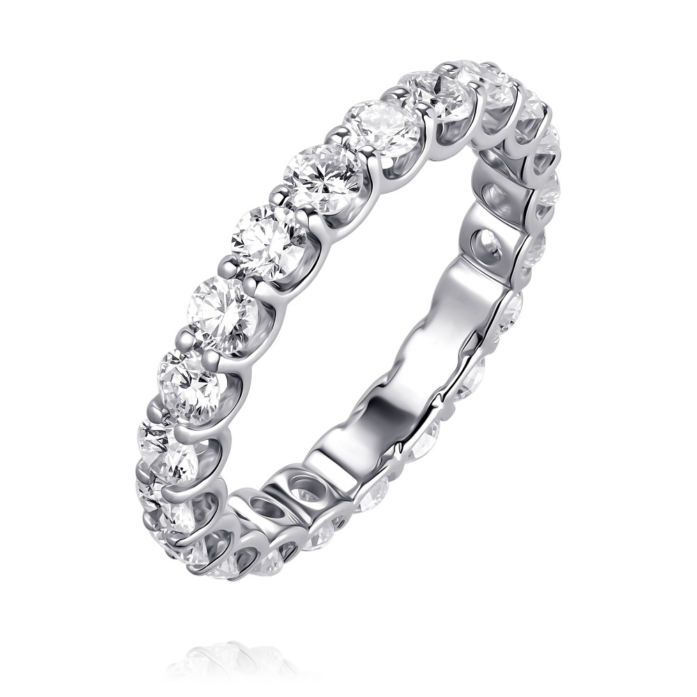 Кольцо kova кольцо curve 01 из белого золота с бриллиантами